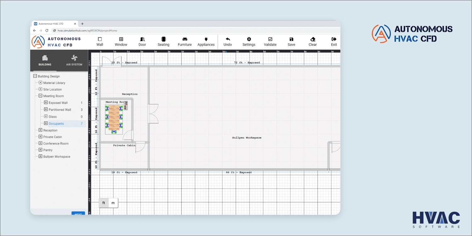 Autonomous HVAC CFD - best HVAC simulation software