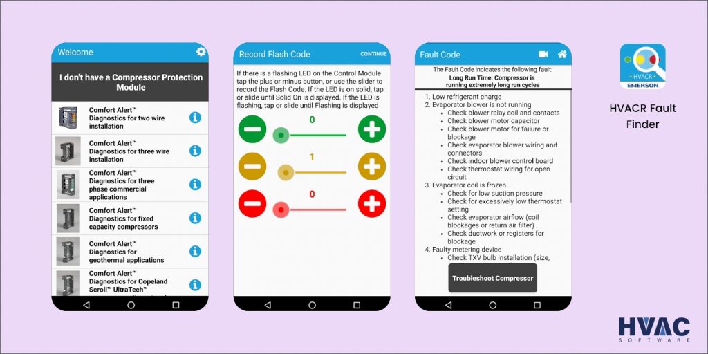 HVACR fault finder - HVAC troubleshooting app