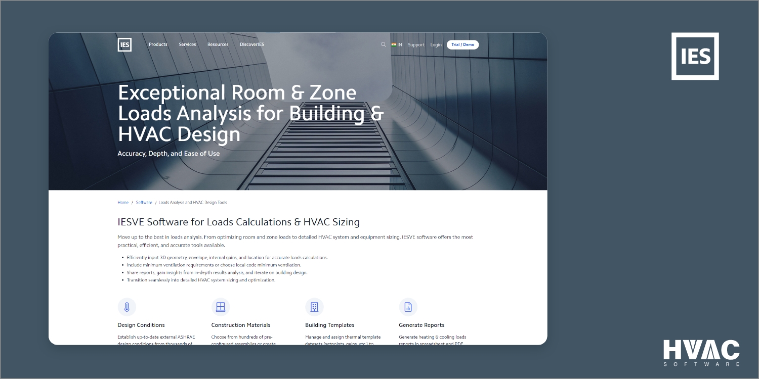 IESVE  software - best HVAC simulation software