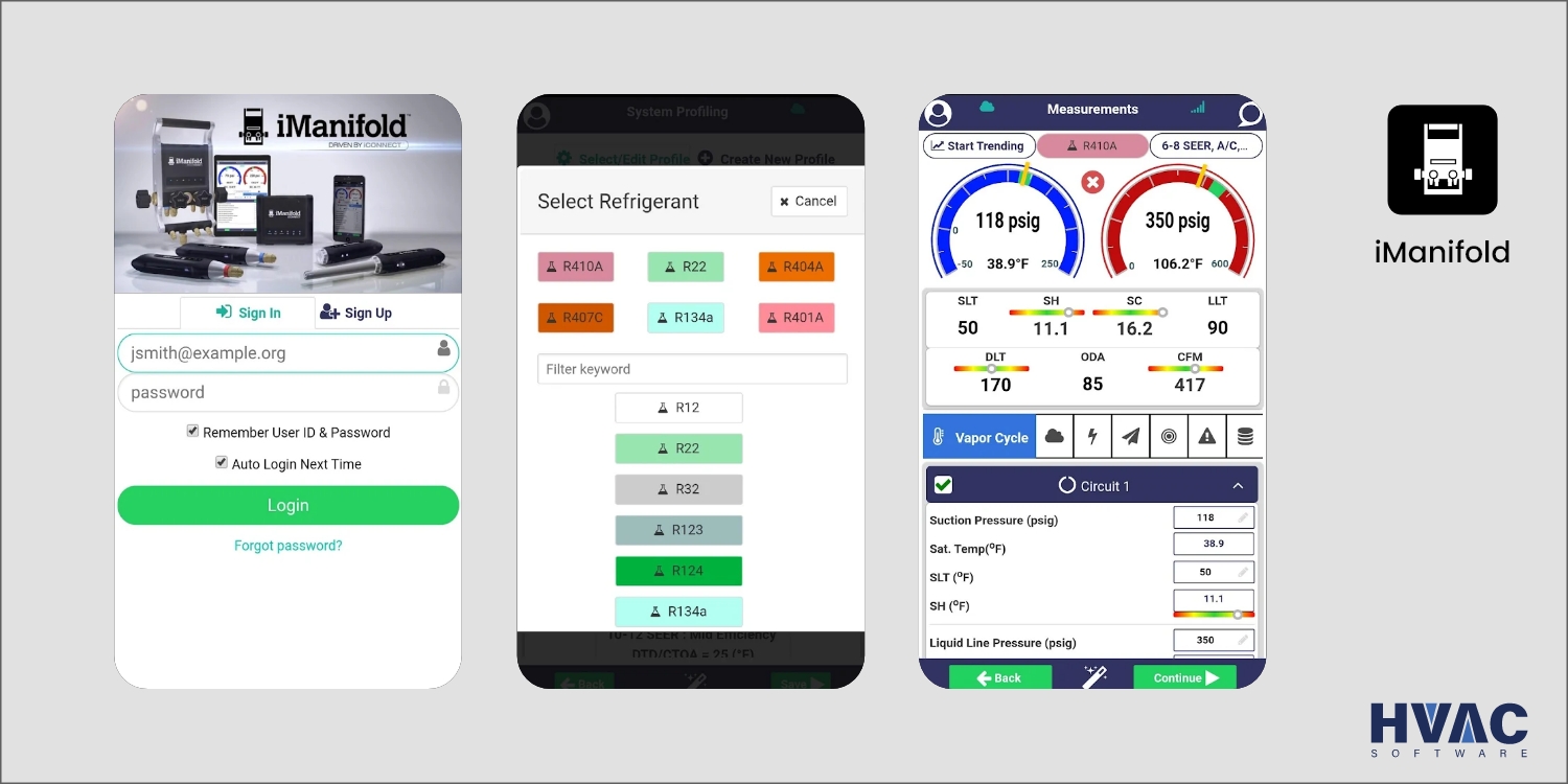 iManifold - HVAC troubleshooting app