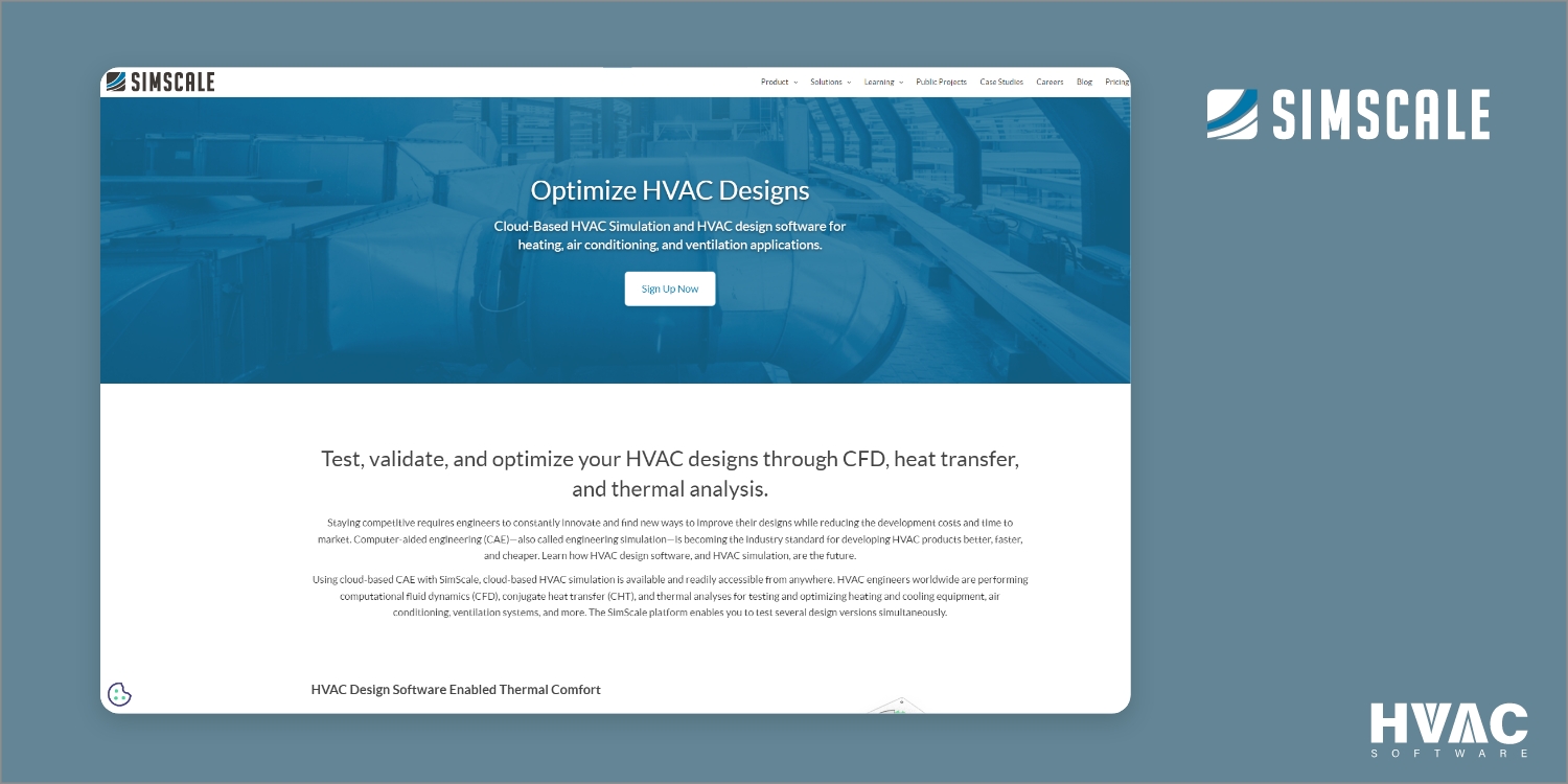 SimScale - best HVAC simulation software